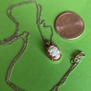 TINIEST VINTAGE CAMEO necklace